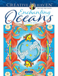 Creative Haven Enchanting Oceans Coloring Book (Adult Coloring Books: Sea Life) cover image