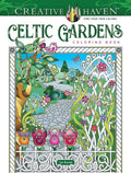 Creative Haven Celtic Gardens Coloring Book (Adult Coloring Books: World & Travel) cover image