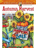 Creative Haven Autumn Harvest Coloring Book (Adult Coloring Books: Seasons) cover image