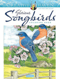 Creative Haven Glorious Songbirds Coloring Book (Adult Coloring Books: Animals) cover image