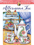 Creative Haven Afternoon Tea Coloring Book (Adult Coloring Books: Food & Drink) cover image
