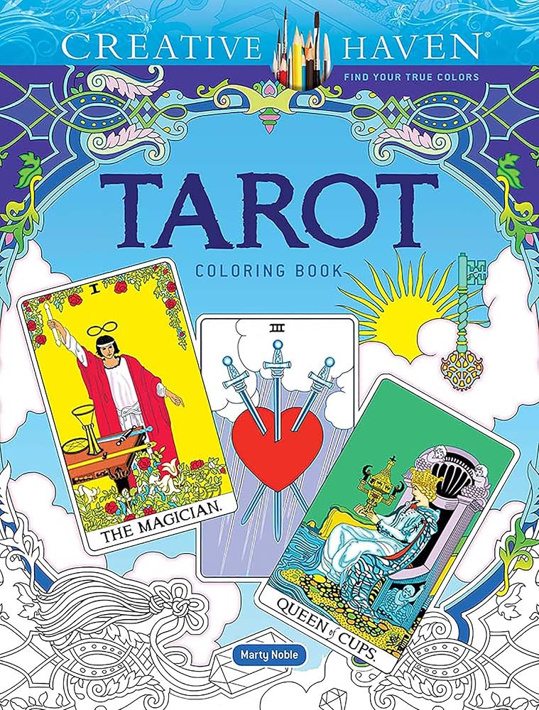 Creative Haven Tarot Coloring Book (Adult Coloring Books: Fantasy) cover image
