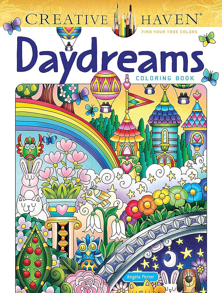 Creative Haven Daydreams Coloring Book (Adult Coloring Books: Calm) cover image