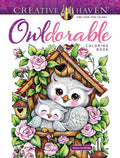 Creative Haven Owldorable Coloring Book: The CUTEST Big-Eyed Birds You've Ever Seen! (Adult Coloring Books: Animals) cover image