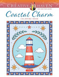 Creative Haven Coastal Charm Coloring Book: Escape to the Coast with Beautiful Scenes to Color (Adult Coloring Books: Sea Life) cover image