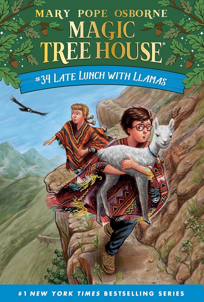 Late Lunch with Llamas (Magic Tree House) cover image