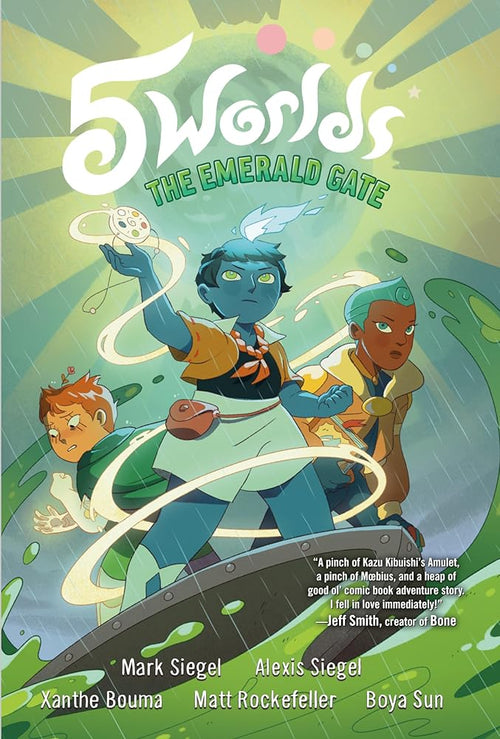 5 Worlds Book 5: The Emerald Gate: (A Graphic Novel) cover image