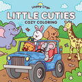 Little Cuties: Cozy Coloring: Sweet and Simple Coloring for Adults and Kids (Happy Days Cozy Coloring) cover image