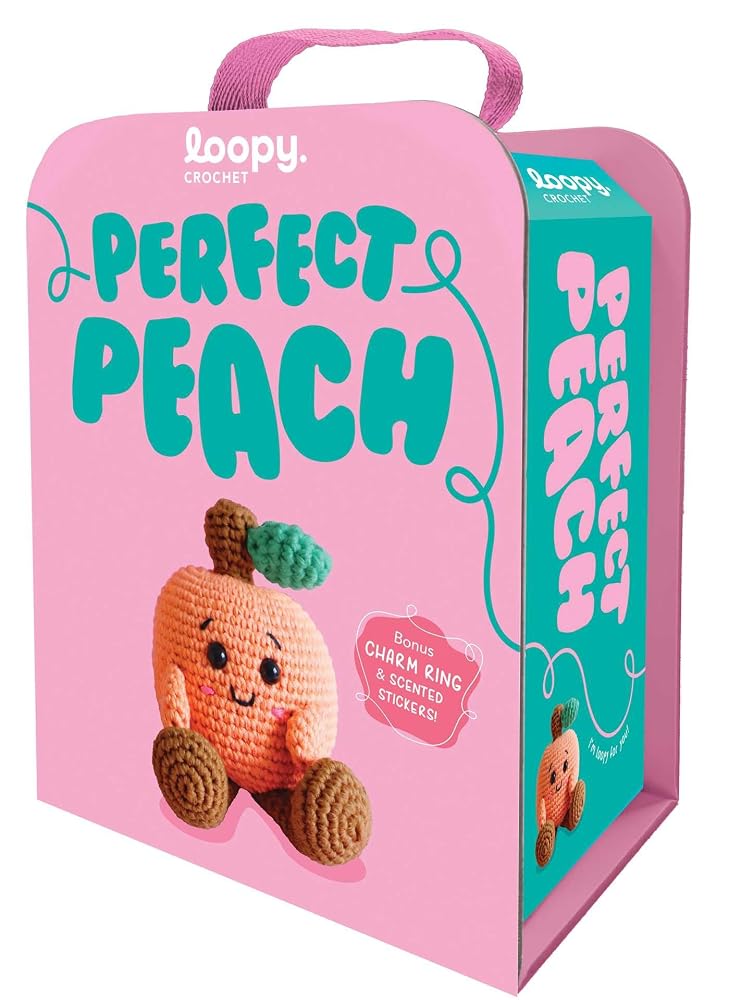 Perfect Peach: Crochet Book & Kit (Loopy Crochet Kits) cover image