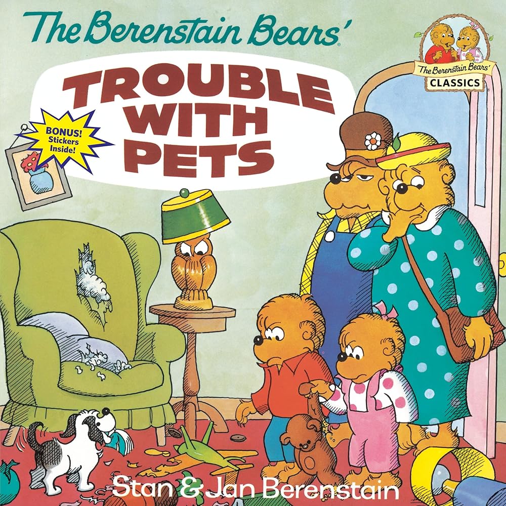 The Berenstain Bears' Trouble with Pets cover image