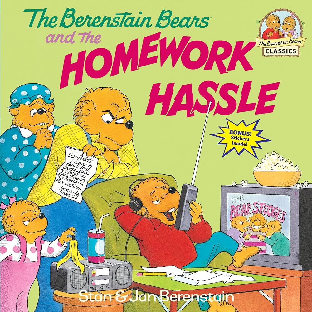The Berenstain Bears and the Homework Hassle cover image