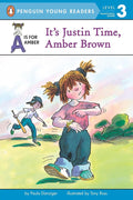 It's Justin Time, Amber Brown (A is for Amber) (Puffin Easy-to-Read, Level 3) cover image