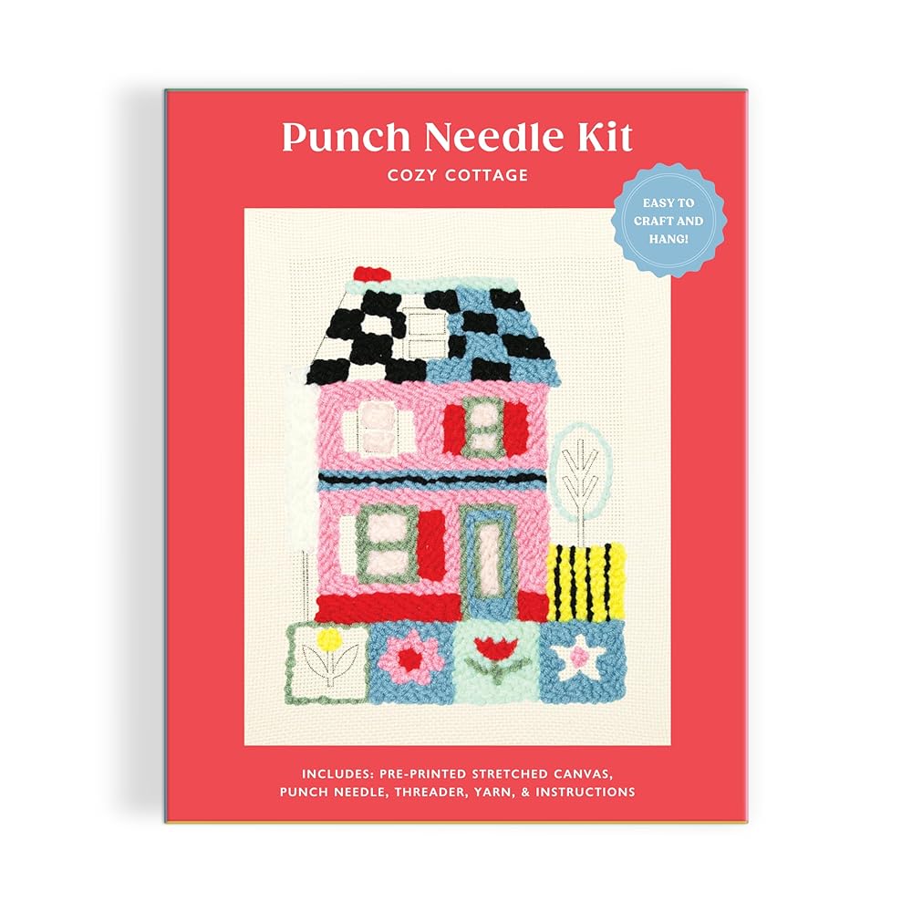 Cozy Cottage Punch Needle Kit cover image