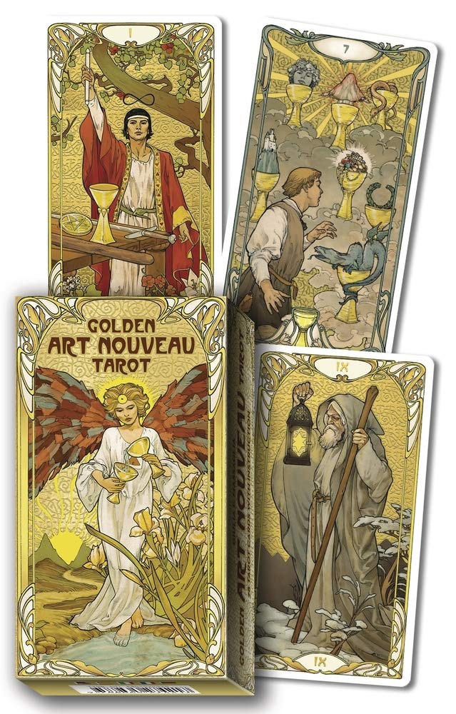 Golden Art Nouveau Tarot cover image
