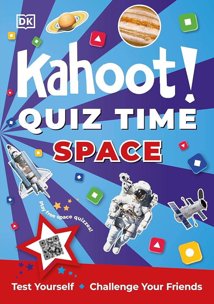 Kahoot! Quiz Time Space: 250 Trivia Questions (with QR Codes Inside for 150 Interactive Bonus Questions) – Educational Kids Quiz Book cover image