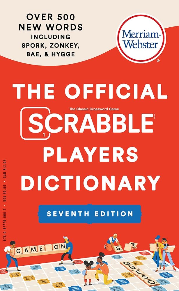 The Official SCRABBLE Players Dictionary, 7th Ed. - Newest Edition, Mass Market Paperback cover image