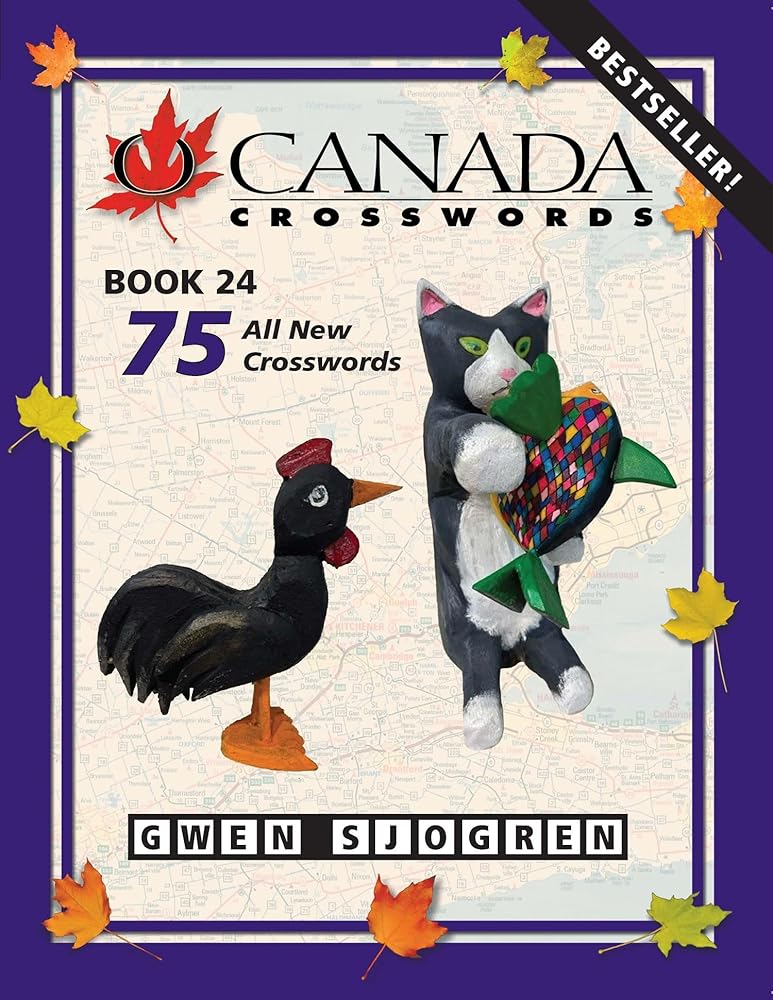 O Canada Crosswords Book 24 cover image