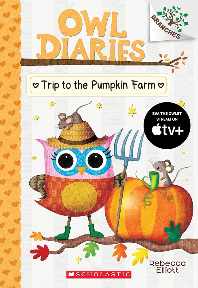 Trip to the Pumpkin Farm: A Branches Book (Owl Diaries #11) (11) cover image