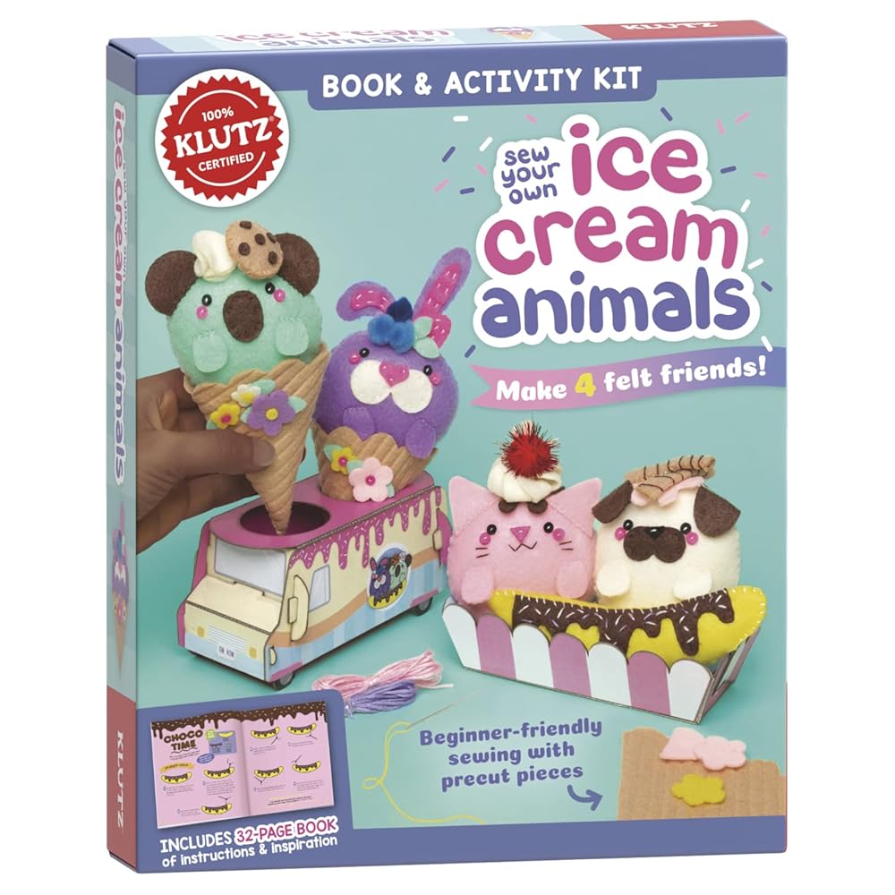 Klutz Sew Your Own Ice Cream Animals () cover image