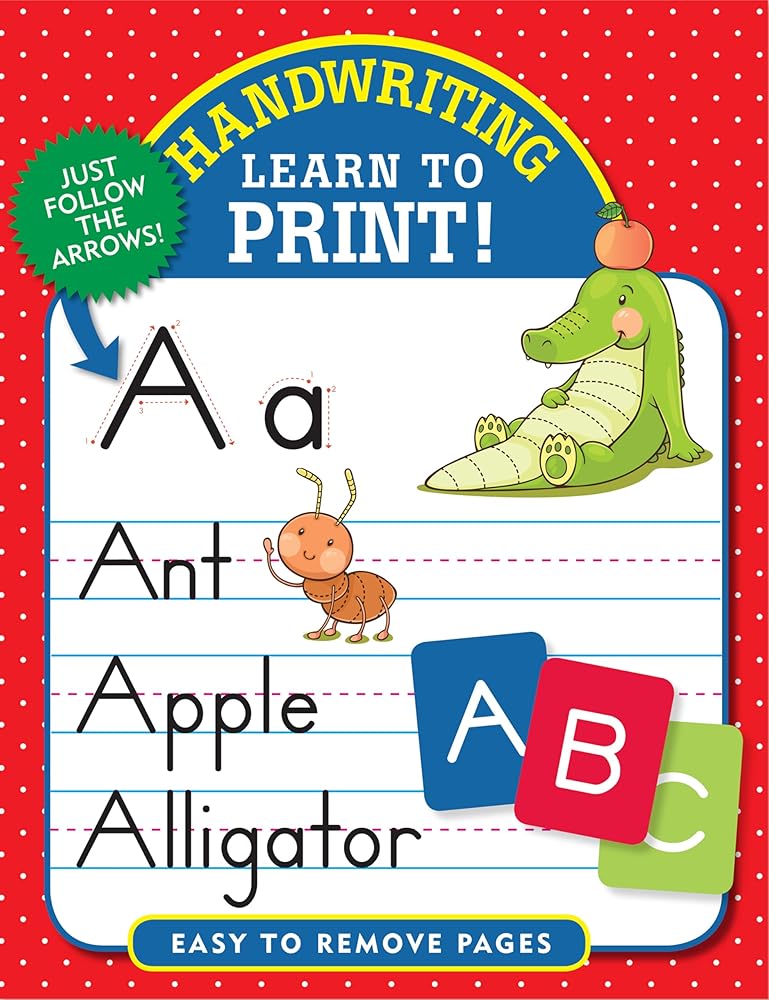 Handwriting: Learn to Print! (Letter Tracing, Practice) (Trace & Learn) cover image