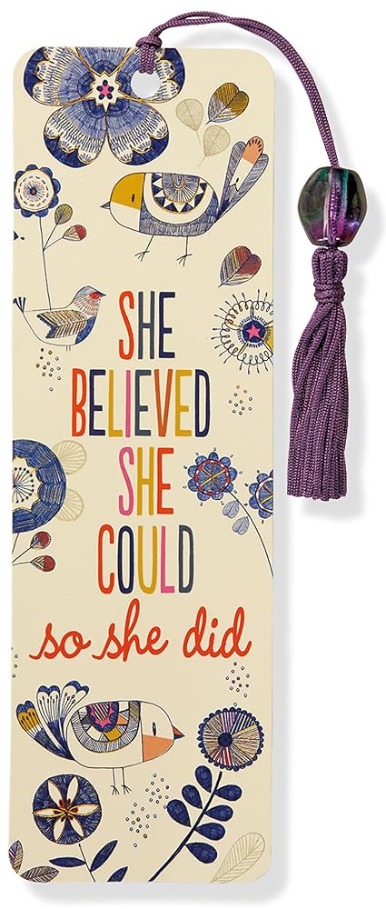 She Believed She Could Beaded Bookmark cover image
