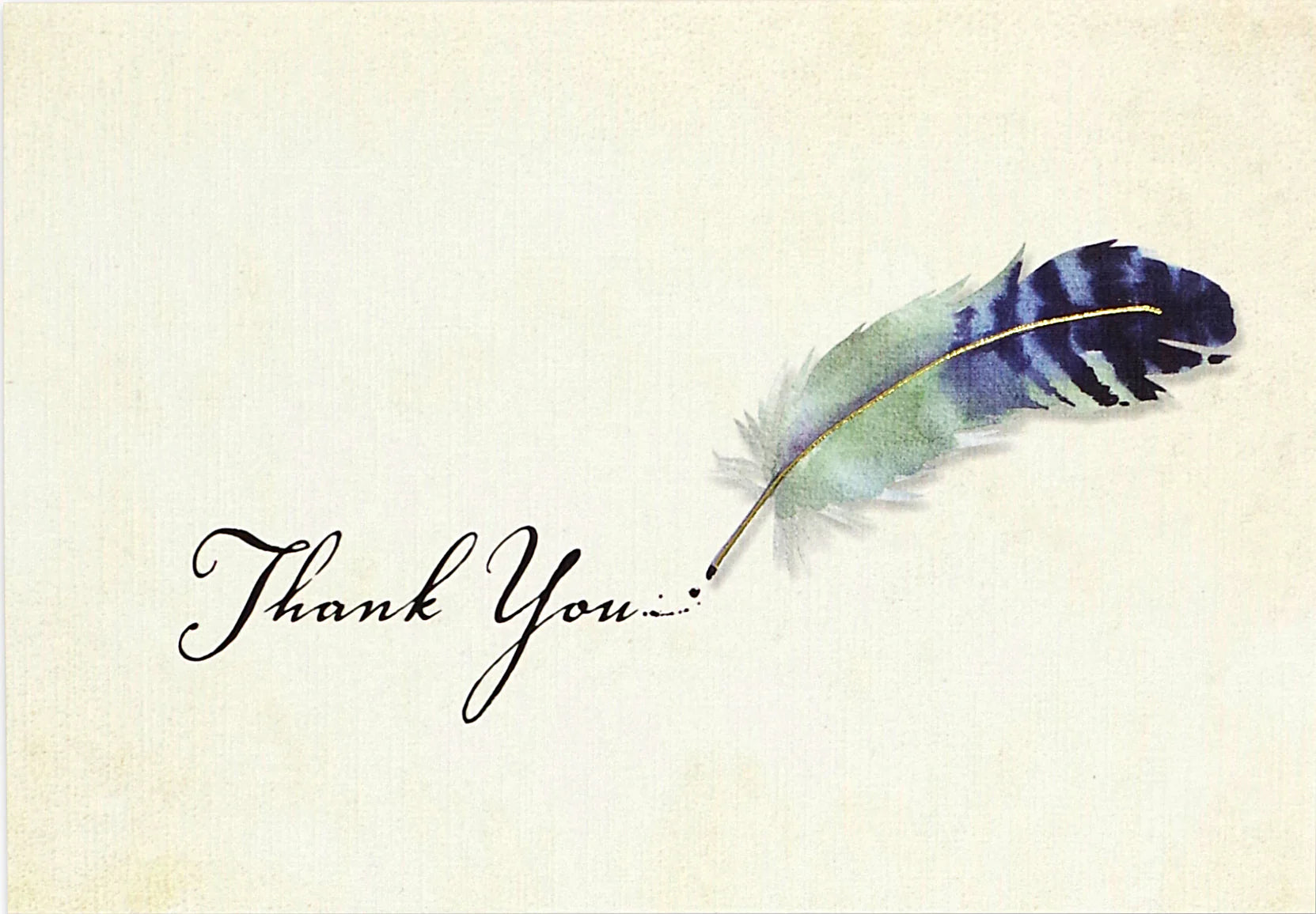 Watercolor Quill- Thank You Notes