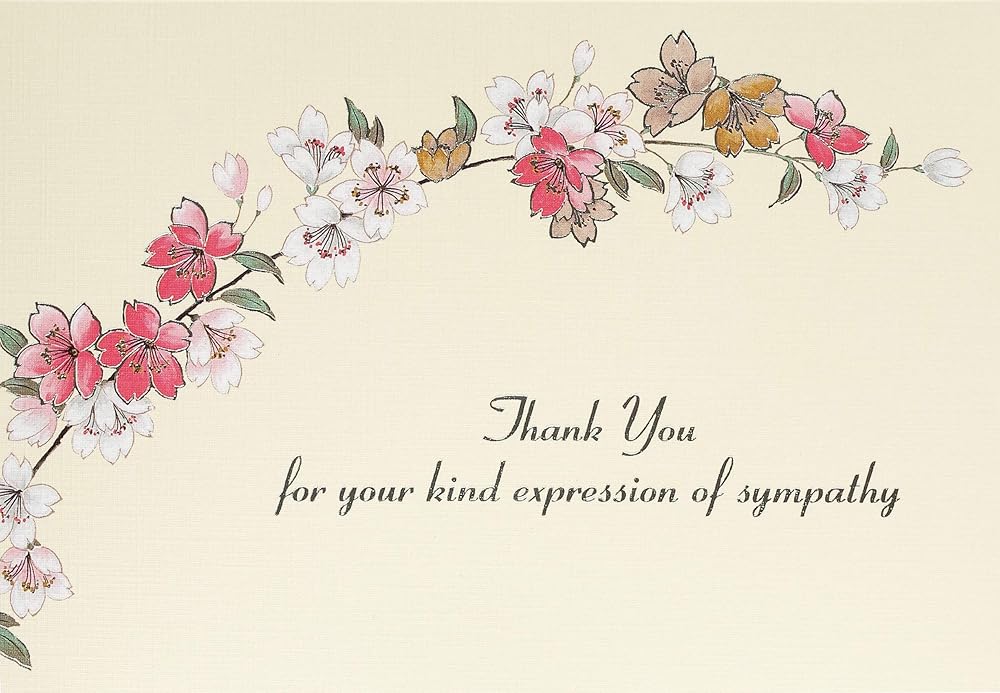 Sympathy Floral Thank You Notes (Stationery, Note Cards, Boxed Cards) cover image
