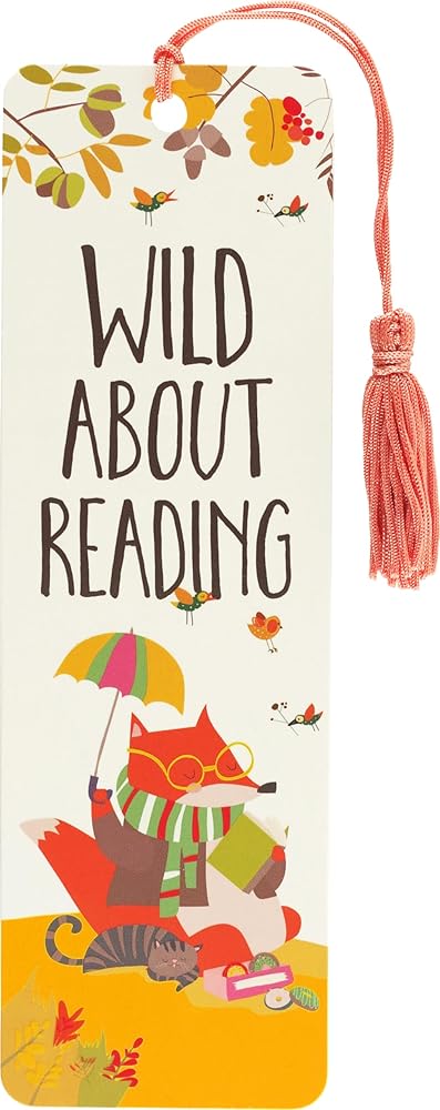 Wild About Reading Children's Bookmark cover image