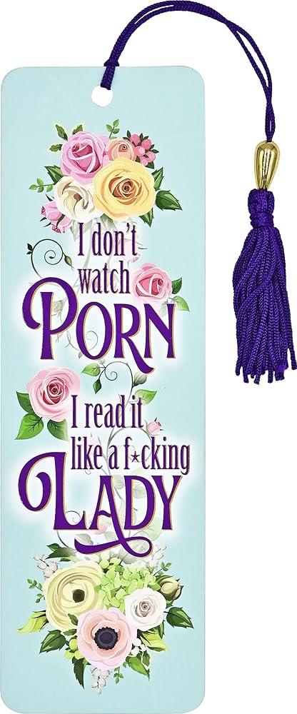 I Don't Watch Porn Beaded Bookmark cover image