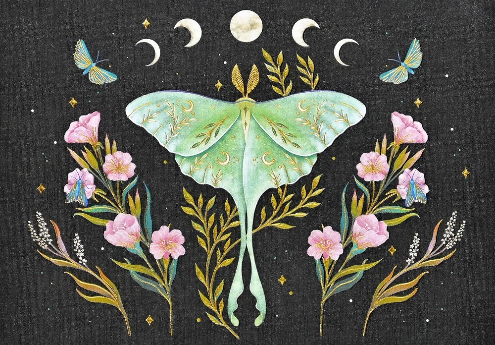 Luna Moth Note Cards (14 Cards, 15 Self-Sealing Envelopes) cover image
