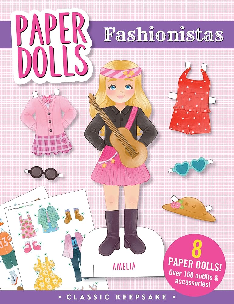 Classic Keepsake Paper Dolls - Fashionistas cover image