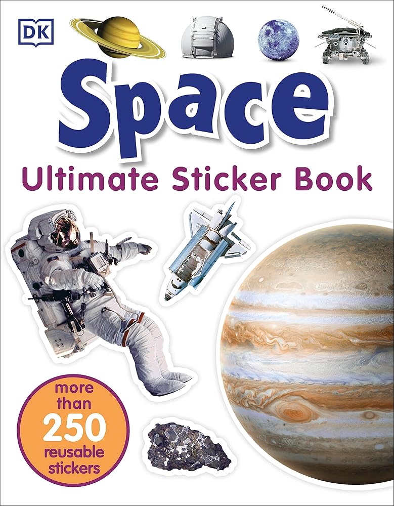 Ultimate Sticker Book: Space: More Than 250 Reusable Stickers cover image