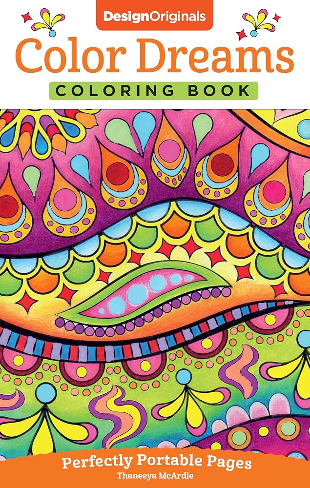 Color Dreams Coloring Book: Perfectly Portable Pages (Design Originals) (On-the-Go Coloring Book) Convenient 5x8 Size is Perfect to Take Along Wherever You Go; Imaginative Designs on Perforated Pages cover image