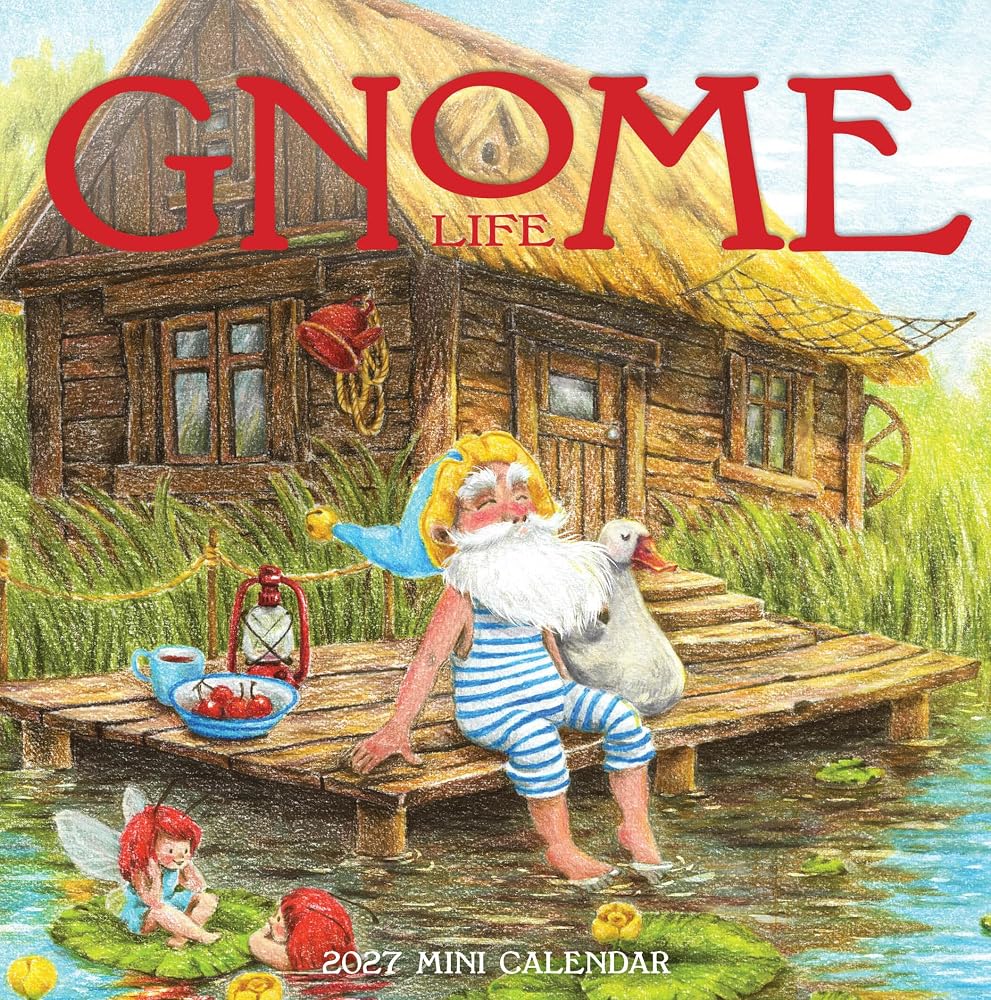 Gnome Life Mini Wall Calendar 2027 cover image