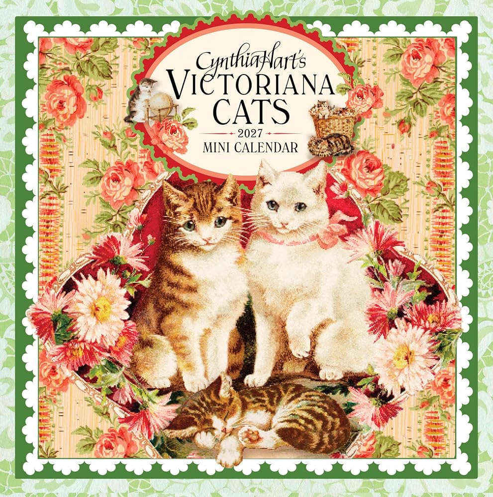 Cynthia Hart's Victoriana Cats Mini Wall Calendar 2027 cover image