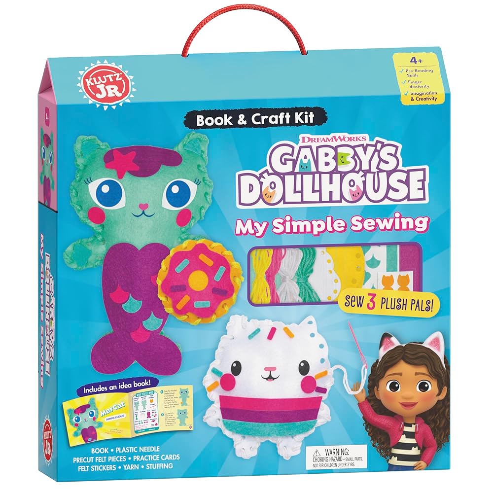 Gabby's Dollhouse: My Simple Sewing (DreamWorks: Klutz JR) cover image