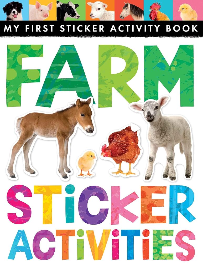 Farm Sticker Activities: My First Sticker Activity Book cover image