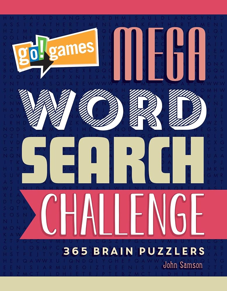 Go!Games Mega Word Search Challenge cover image