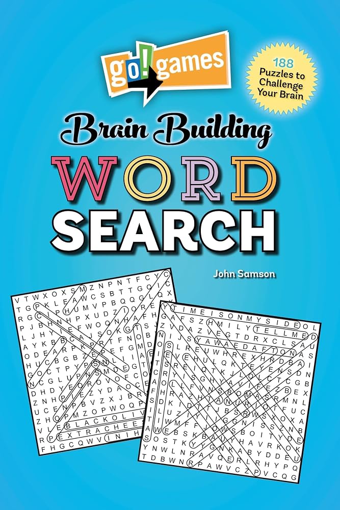 Go!Games Brain Building Word Search cover image