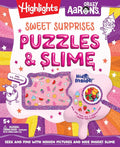 Sweet Surprises Puzzles & Slime: Hidden Pictures Puzzle Book and Non-Toxic Slime Kit with Scented Slime and Slime Mix-Ins for Kids 5 and Up ... Inside! Slime and Hidden Pictures Puzzles) cover image