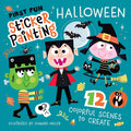 First Fun Sticker Painting: Halloween: 12 Colorful Scenes to Create (Happy Fox Books) Screen-Free Spooky Fun Paint-by-Sticker Activity Book for Toddlers and Kids Ages 4-6 cover image