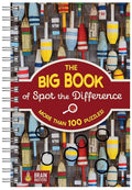 The Big Book of Spot the Difference: 100+ Picture Puzzles for Adults - Includes Spiral Bound / Lay Flat Design and Larger Print (Brain Busters) cover image