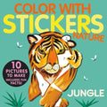 Color with Stickers: Jungle: Create 10 Pictures with Stickers! cover image