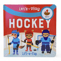 Let's Play Hockey! A Lift-a-Flap Board Book for Babies and Toddlers, Ages 1-4 cover image