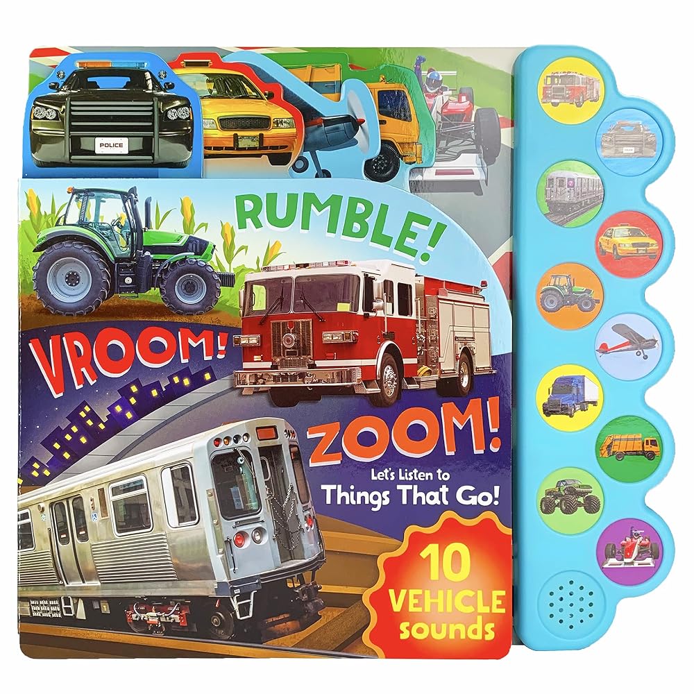 Rumble! Vroom! Zoom! Let's Listen to Things That Go! cover image