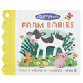 Tuffy Farm Babies Book - Washable, Chewable, Unrippable Pages With Hole For Stroller Or Toy Ring, Teether Tough, Ages 0-3 (A Tuffy Book) cover image