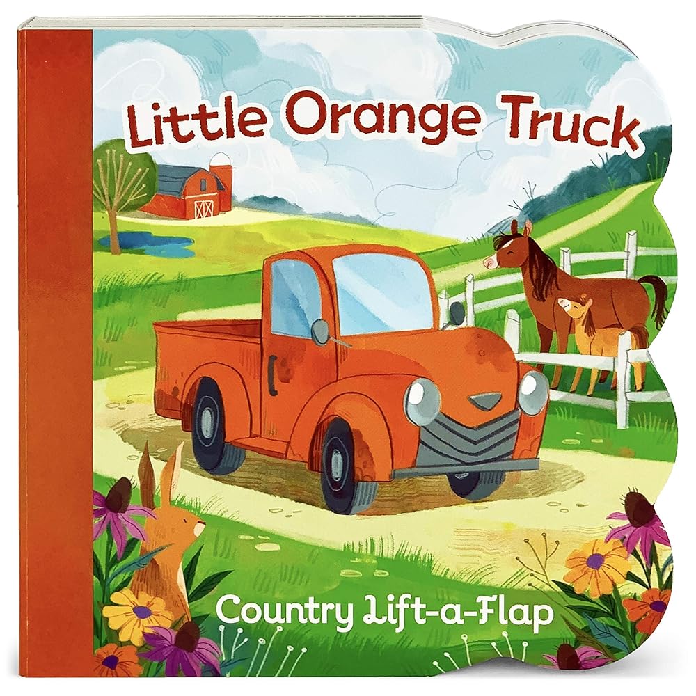 Little Orange Truck (Chunky Lift-a-flap Board Book) cover image