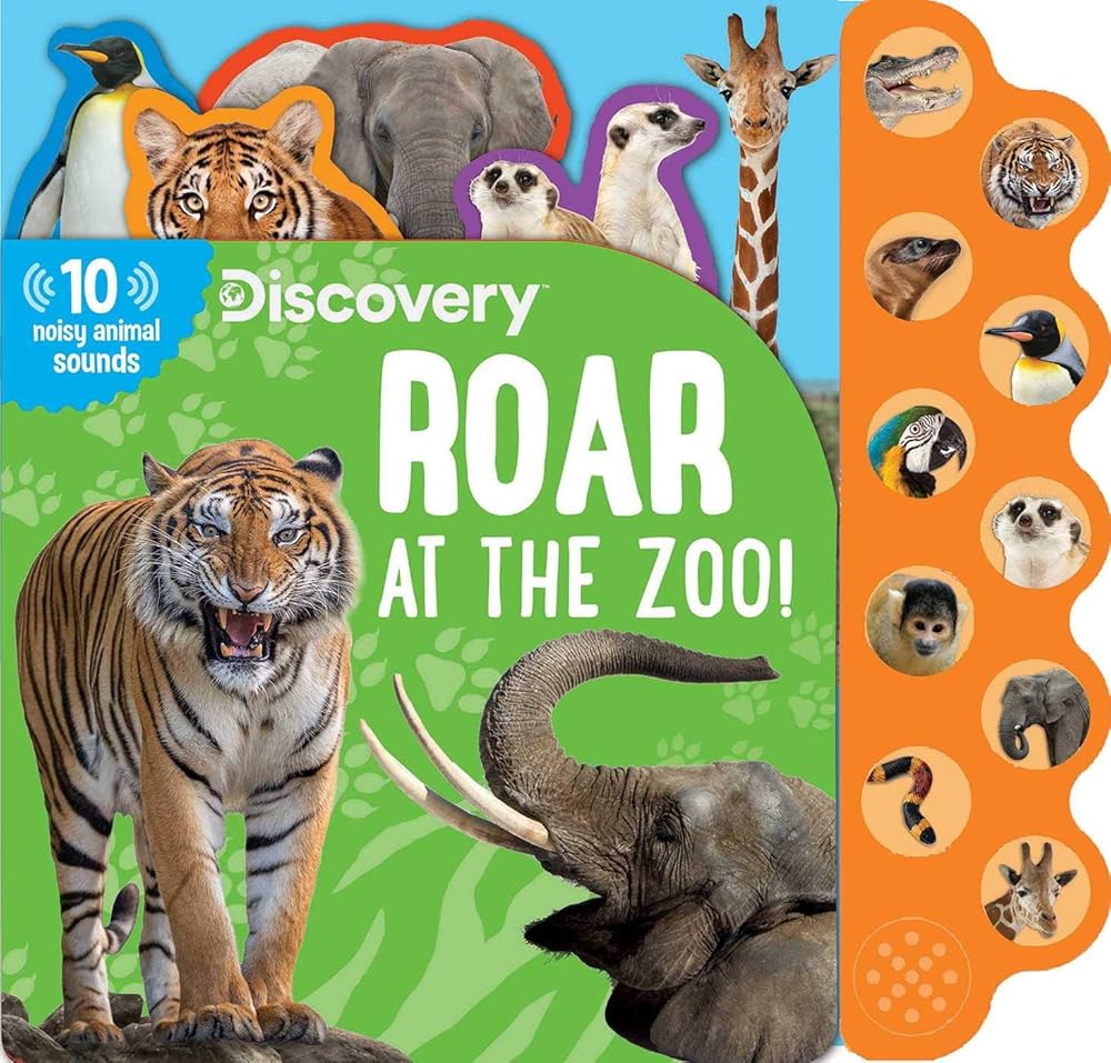 Discovery: Roar at the Zoo! (10-Button Sound Books) (Image on Book may slightly vary) cover image