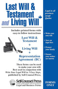 Last Will & Testament and Living Will (paper forms): Write your Last Will & Testament cover image