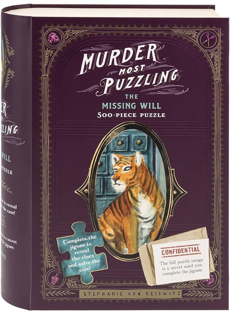 Murder Most Puzzling: The Missing Will 500-Piece Puzzle cover image